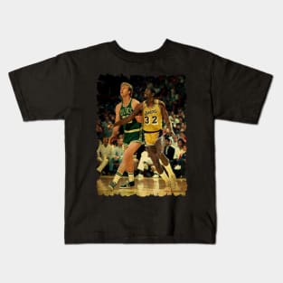 vintage larry and magic Kids T-Shirt